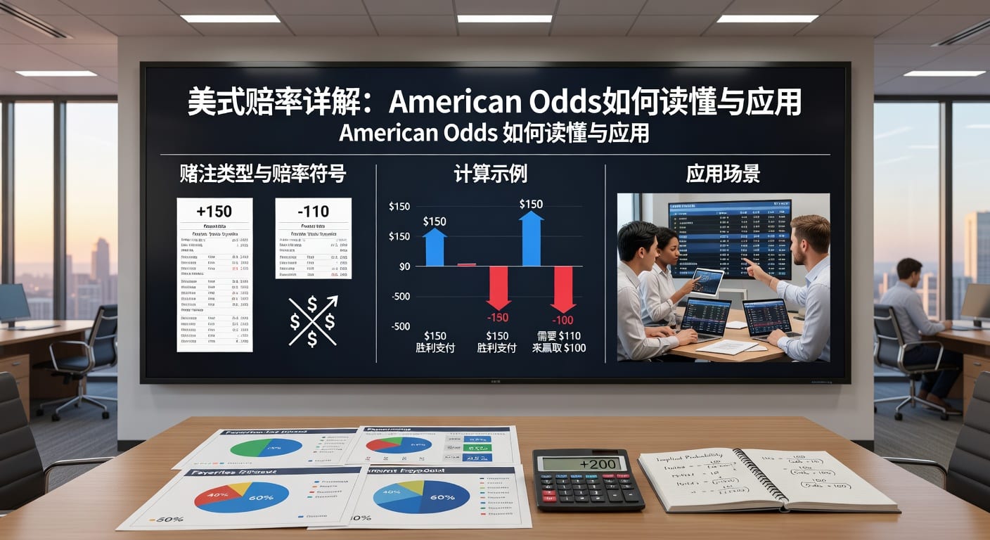 美式赔率 American Odds 看懂正负号与换算