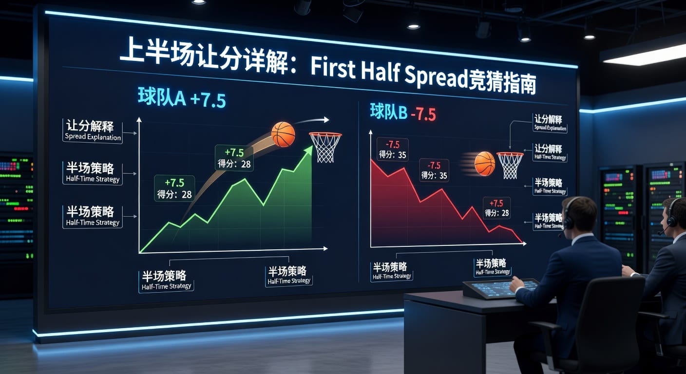 上半场让分 first half spread 实战解读与投注技巧